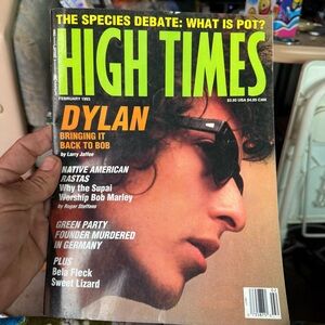 Classic High Times Bob Dylan Issue - February 1993 Edition unopened